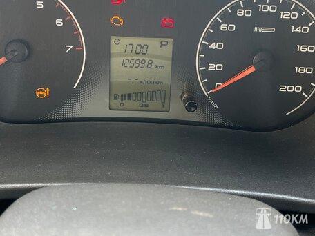 ВАЗ (Lada), Granta, 1600, 98, бензин, седан, автомат, передний привод, среднее состояние, левый, синий, 450 000 ₽
