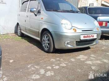 Daewoo, Matiz, 1000, 64, бензин, хэтчбек, механика, передний привод, среднее состояние, левый, серебряный, 280 000 ₽